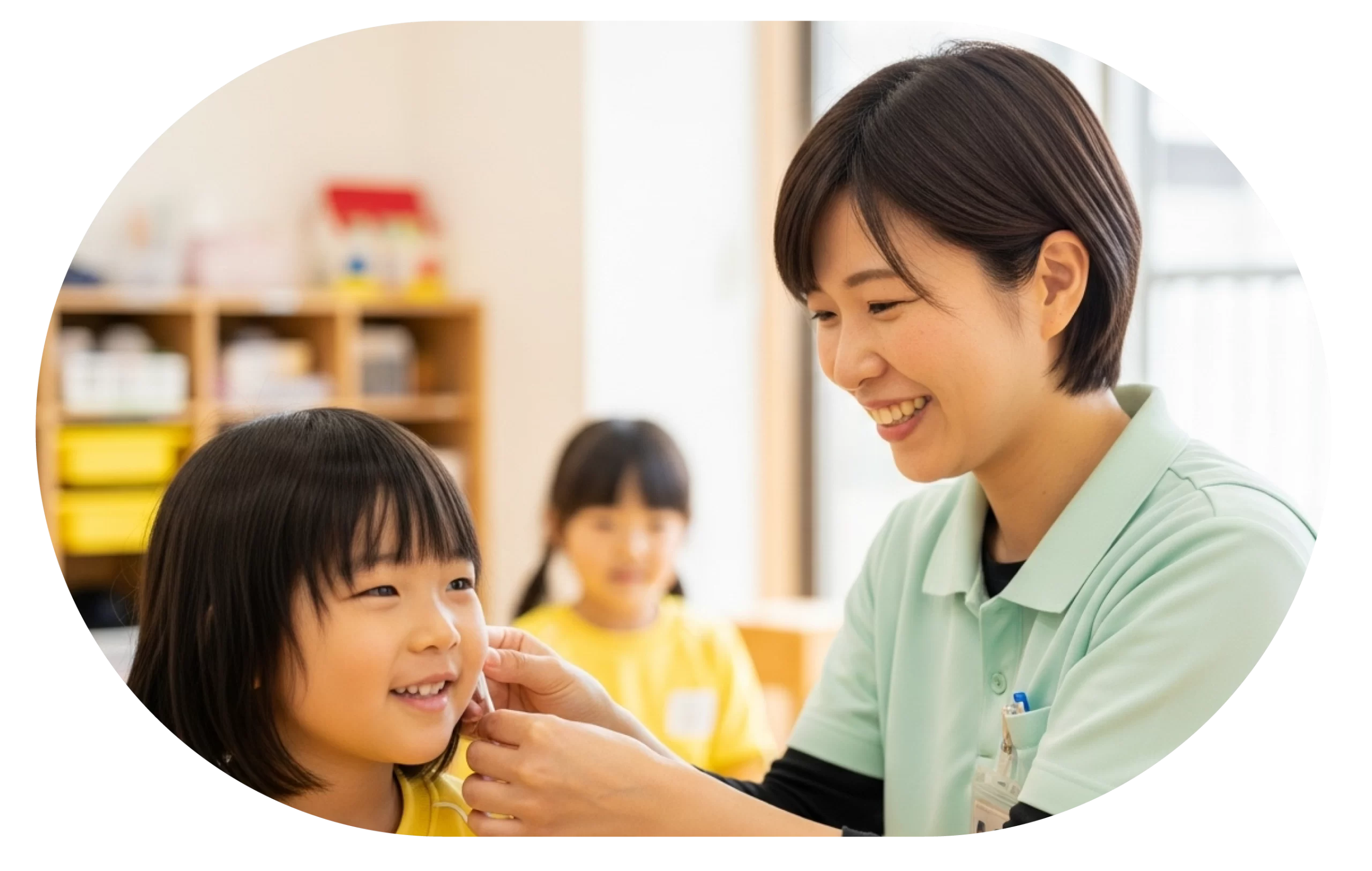 ひとつぼしの医療的ケアが必要なお⼦様への サポートイメージ