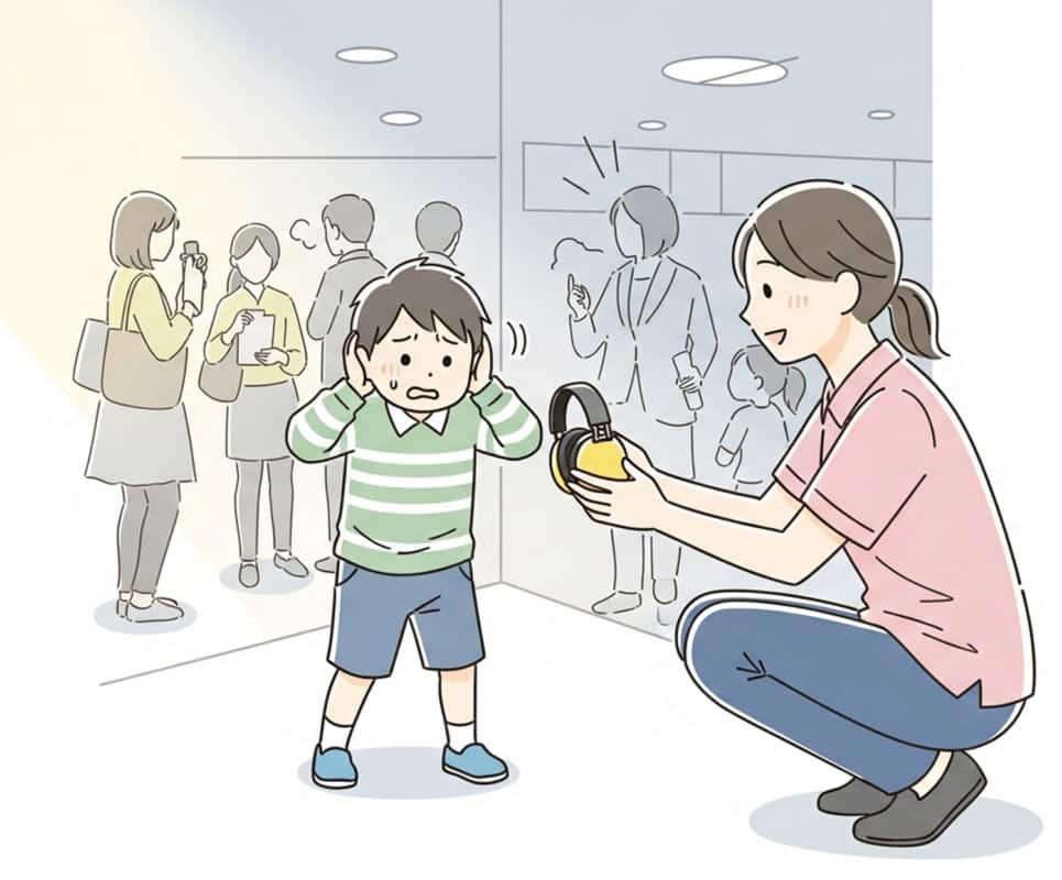 癇癪対応：感覚過敏が刺激された時