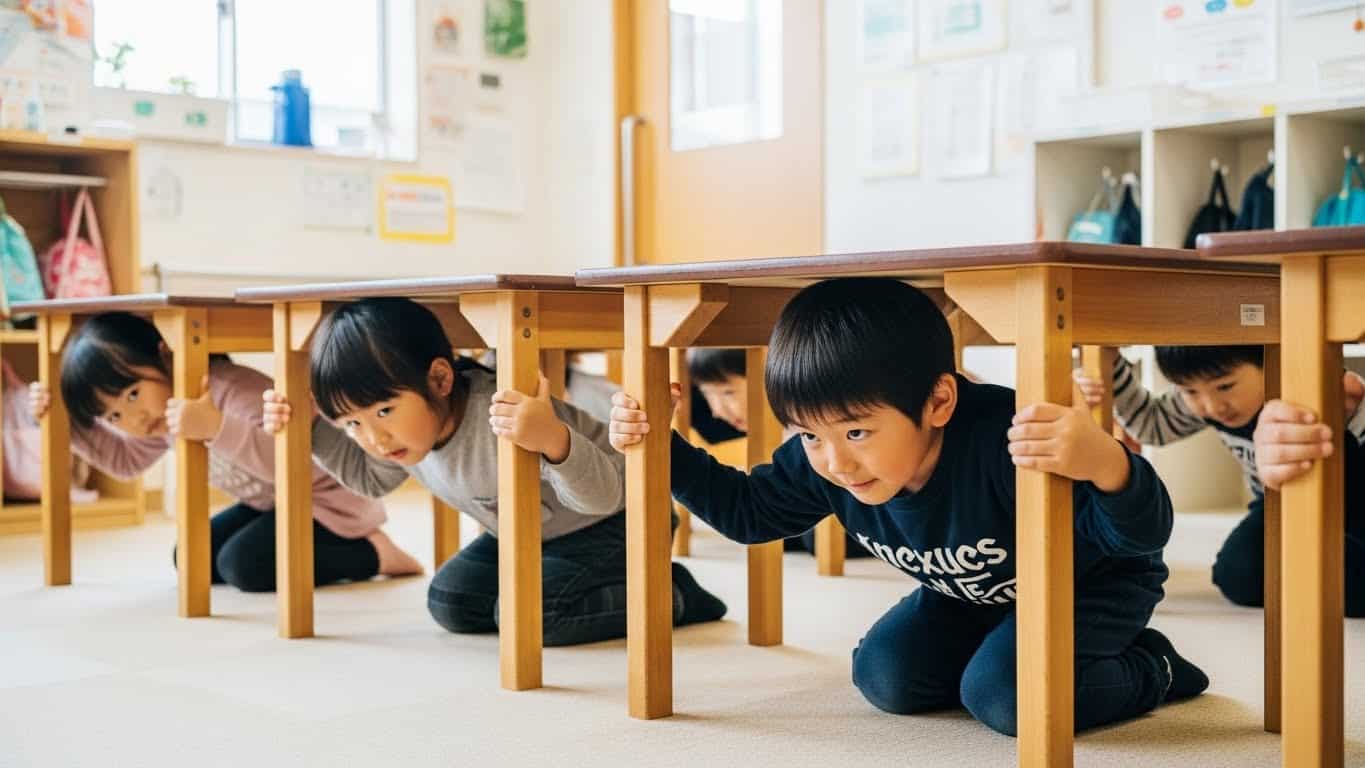 ひとつぼし避難訓練の様子